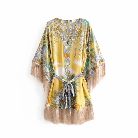 5⭐️ FAV BESTSELLER WILLOW TASSEL MINI DRESS TUNIC - Picture 5 of 7